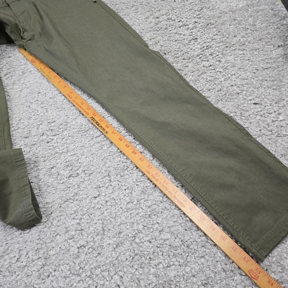 Oakley Pants Men 34x32 Green Slim Fit Straight Leg Cotton Skate Outdoor Causal - Picture 9 of 11